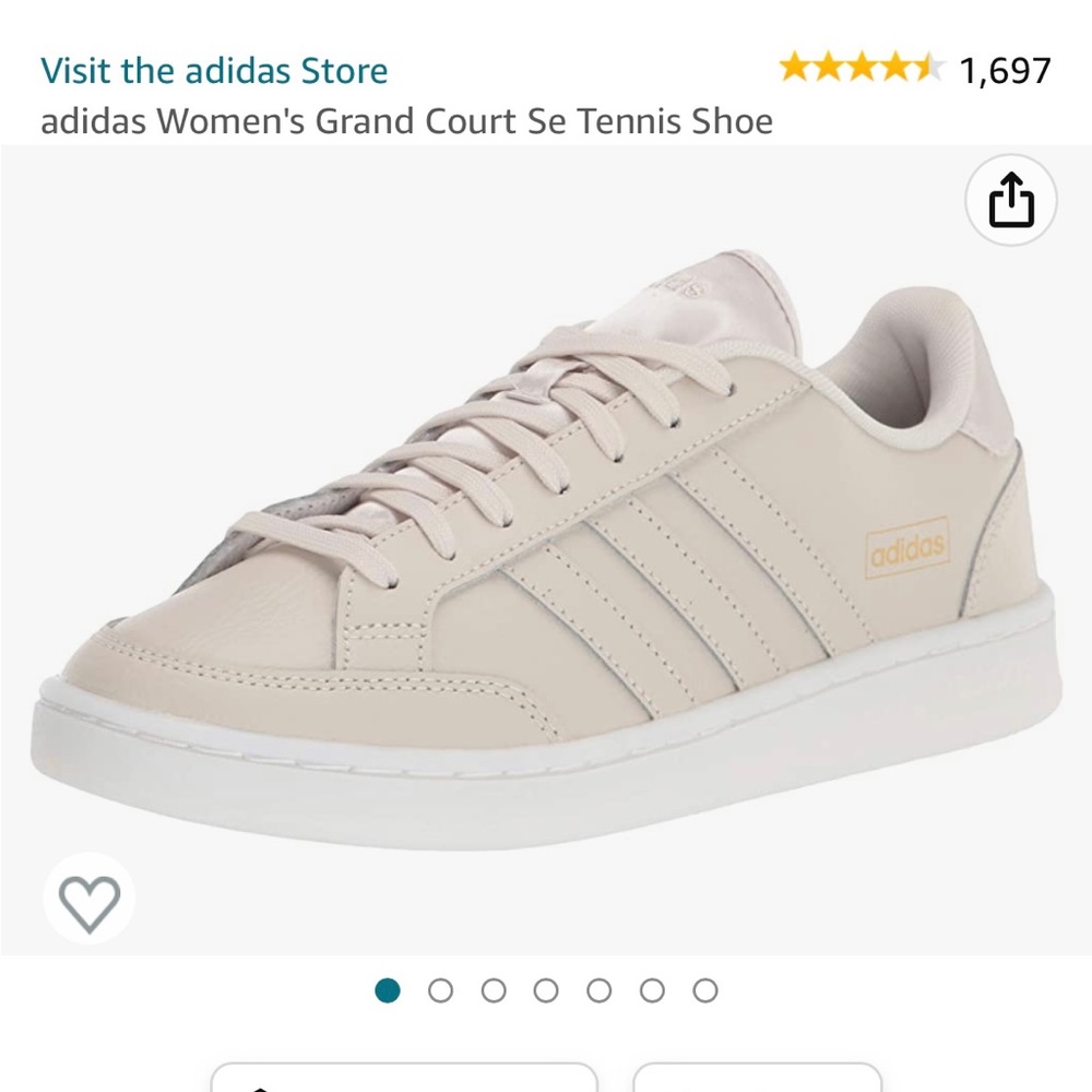 Woman’s Adidas Grand Court Tennis Shoes size 7